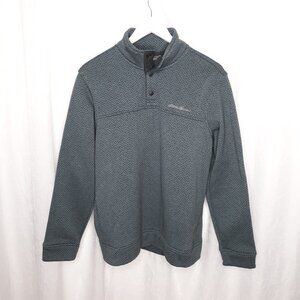 Eddie Bauer Radiator Fleece Snap Mock Collar